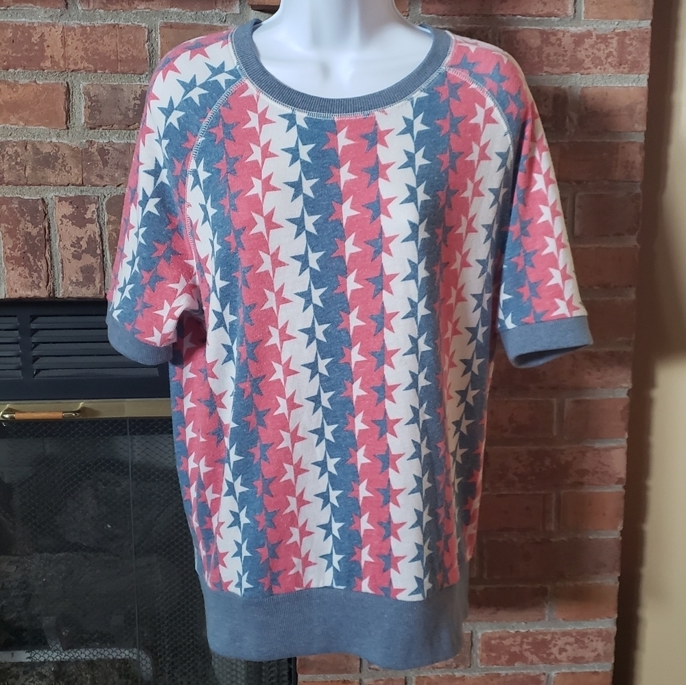 🔥BOGO🔥 Lularoe Jane Stars & Stripes Sweatshirt